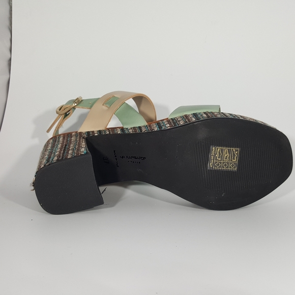 NR Rapisardi Faux Leather Platform Sandal - Picture 2 of 4